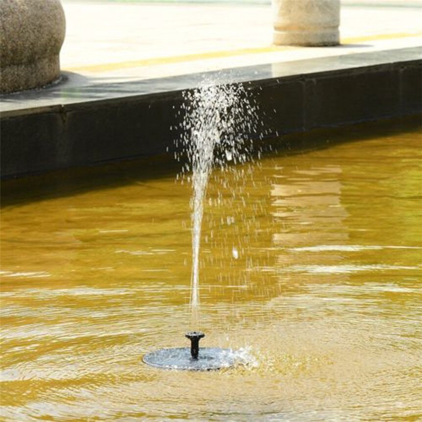 Solar Power Waterval Pomp Zwembad Vijver Dompelpompen Waterval Drijvende Zonnepaneel Fontein Voor Zwembad, Tuin, Aquarium Ju06