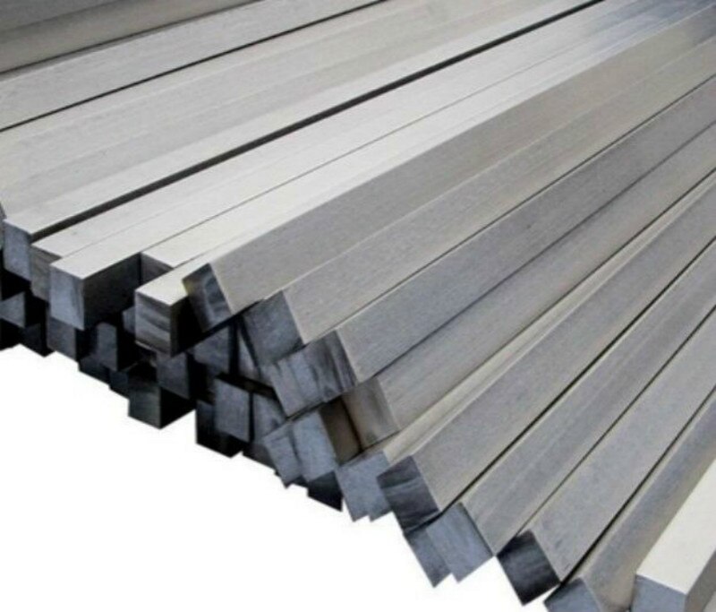 1PCS 6x6x250MM Long Titanium Square Rod Square Titanium Strip Titanium Alloy Square Rod Square Rod
