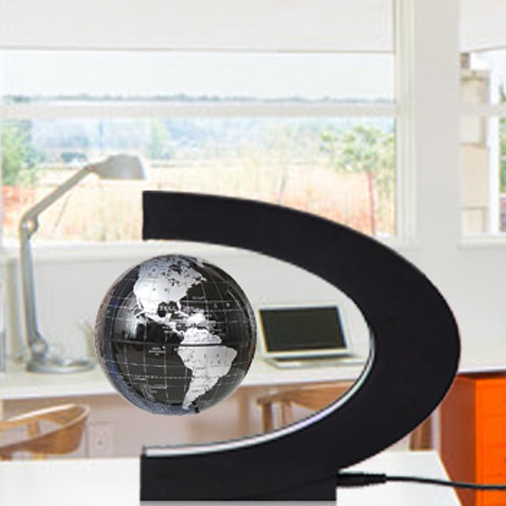 Magnetic Levitation Globe Floating World Map Ball Lamp Cool Office Home Decoration Terrestrial Globe Lamp