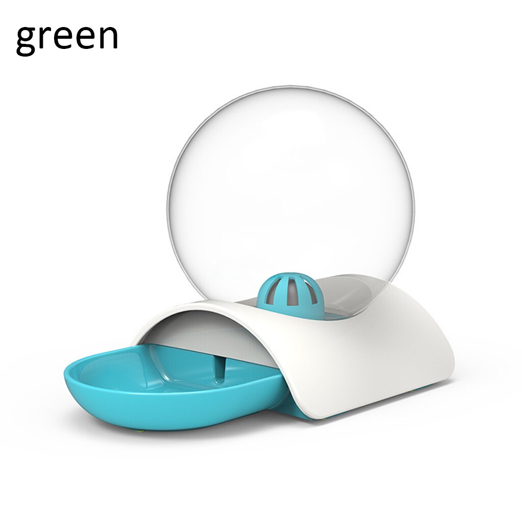 2.8L Bubble Automatic Cat Water Fountain For Pets Cats Dogs Water Dispenser Large Drinking Bowl Cat Drink No Electricity: Green