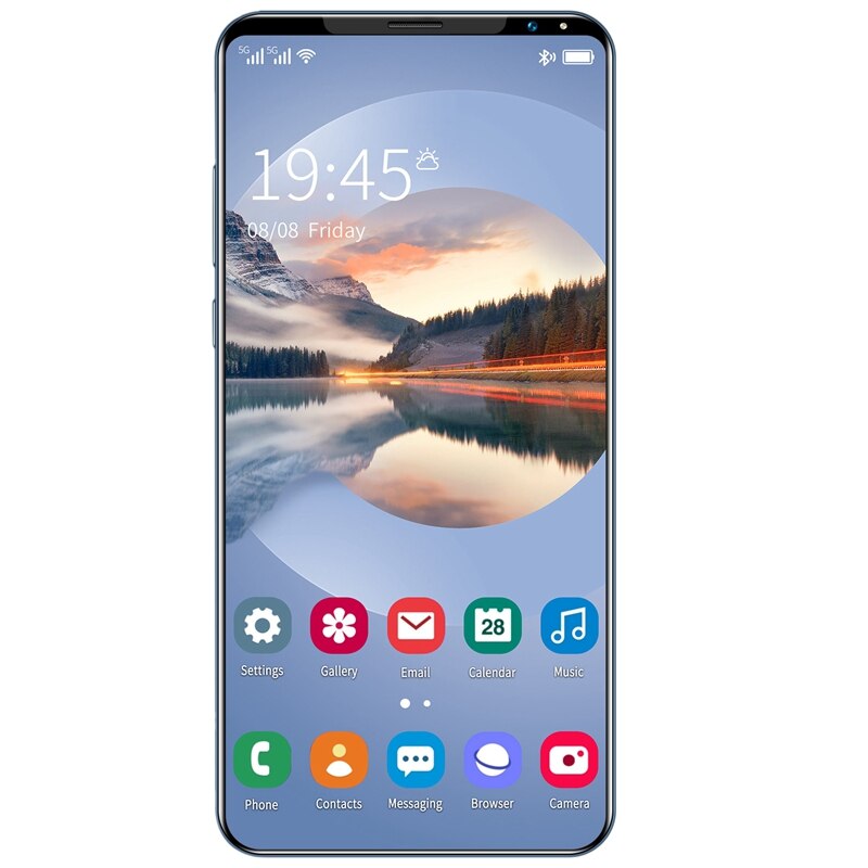 X3 Pro Smartphone 5.5 Inch MTK6572 Dual Core 512Mb Ram + 4Gb Rom Dual-kaart Dual Standby Android 4.0 Telefoon Eu Plug: blue