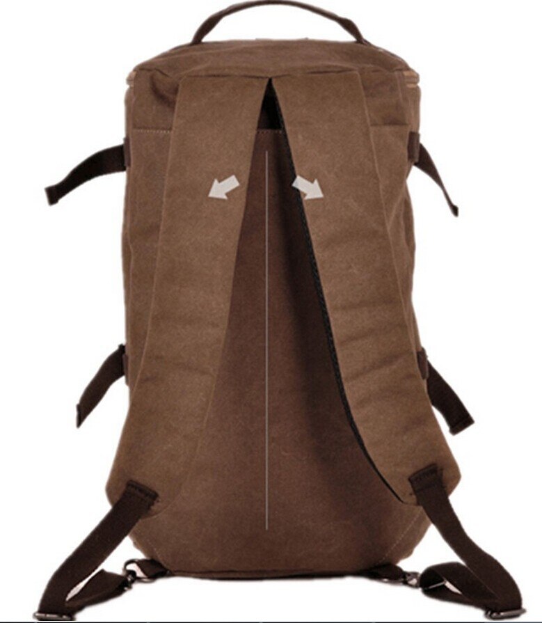 Mode Canvas heren reistas Bagage Tas Rugzak canvas mannen plunjezak overnight weekend bag schouder Tote