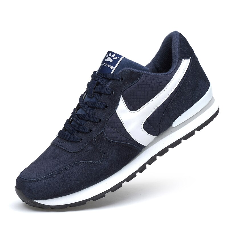 Zapatillas deportivas antideslizantes para hombre, calzado deportivo liviano informal, cómodo, resistente al desgaste, para correr al aire libre, Size38-44: Sneakers-Blue / 39