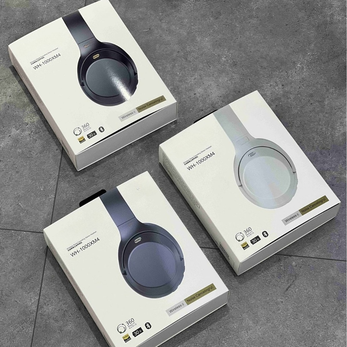 WH-1000XM4 wireless sports Bluetooth headset with foldable noise cancelling