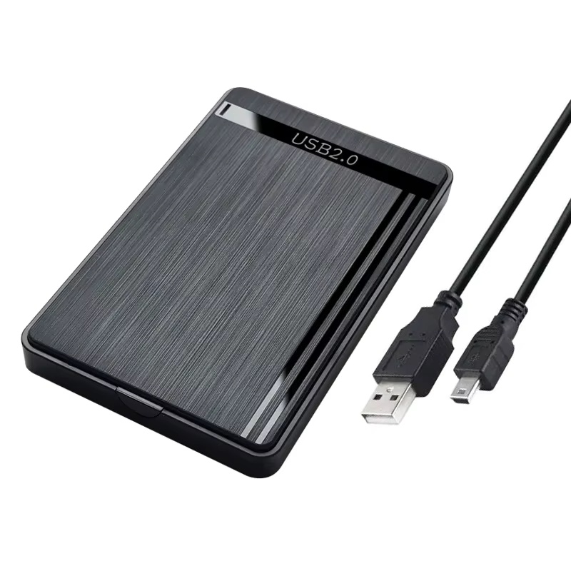 2.5" SATA to USB 3.0 Mobile HDD Enclosure Case for SSD External Hard Drive Storage Plug And Play: black