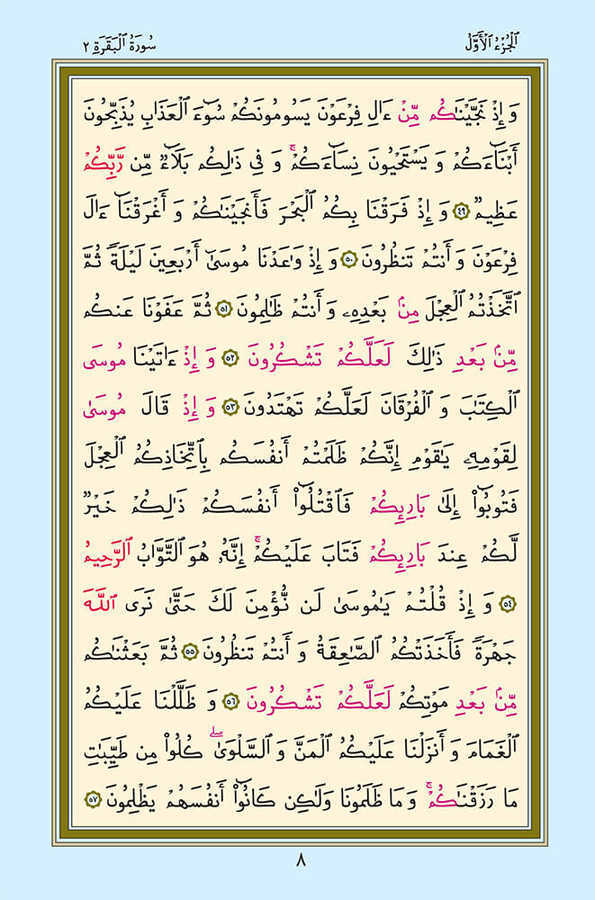 Mem Size Resm-Ik Osmani Heilige Koran (Blauw, Verzegeld)