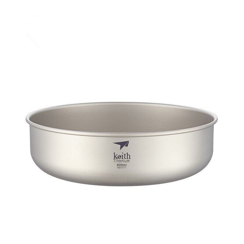 Keith odkryty kemping czystego tytanu miski 300 ml-900 ml miski naczynia zastawa stołowa sztućce Ti5333-Ti5338