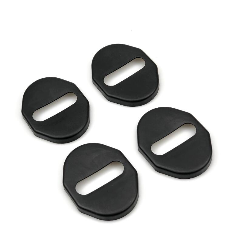 Car Accessories Door Lock Anti Rust Cover For Mitsubishi ASX Outlander Lancer Colt Evolution Pajero Eclipse Cross Grandis Zinger: C type Plastic 4pcs