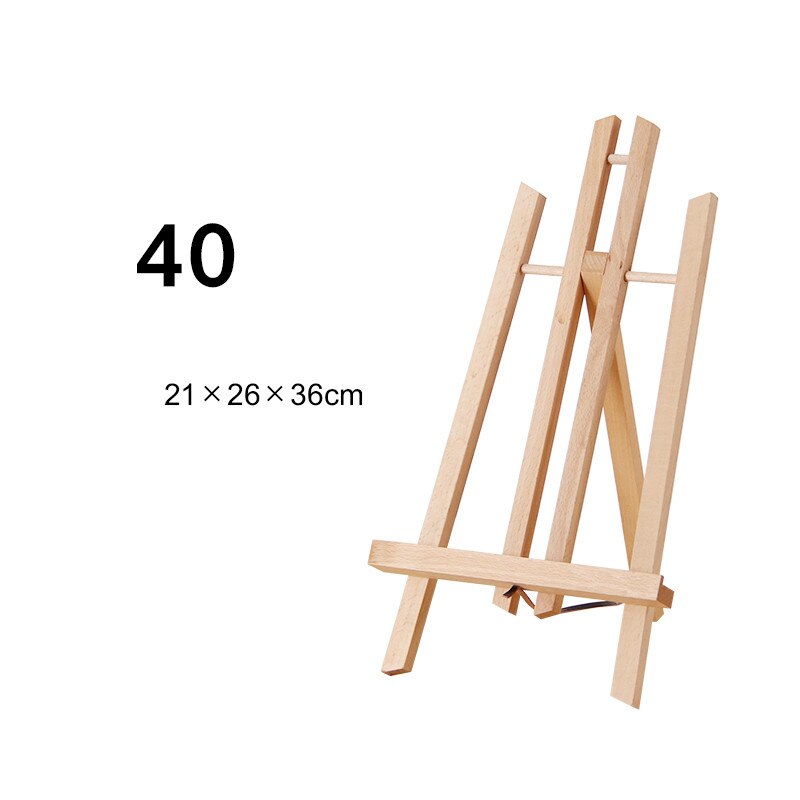 Mini bord staffli caballete de pintura trä konstnär oljefärg staffli stativ konst tillbehör för konstnär akvarell målarbord lienzo: 40