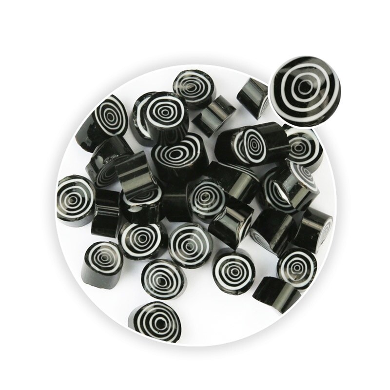 nuovo caldo 28g 90 COE Fusibile Millefiori Perline di Vetro per Monili Che Fanno del Braccialetto Della Collana FAI DA TE Decorazioni Del Mestiere: nero