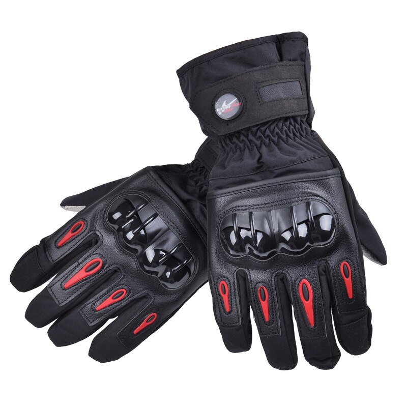 Mtv -08 motorhandschoenen, motos winter motor winddichte handschoen, motocicleta luva guantes, motocross waterdichte handschoenen: Zwart / Ik