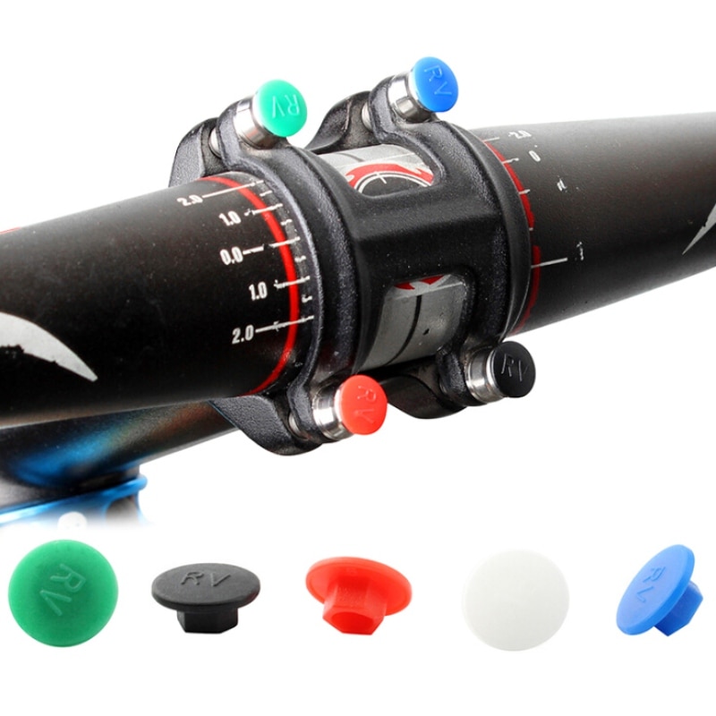 Allen Bolt Screw Nut Protector Bicycle Cycling Headset Rubber Hexagon Head Cover Cap