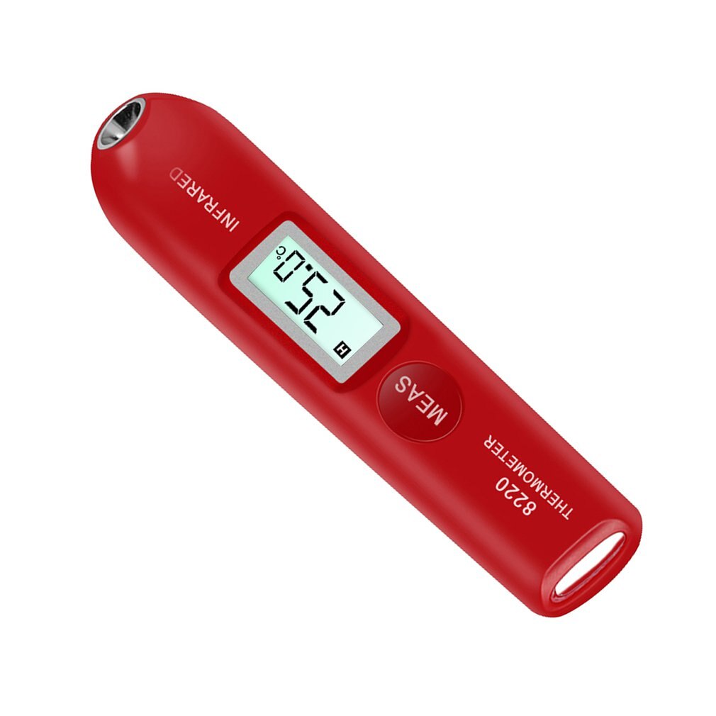 GM320S Mini Infrarood Elektronische Thermometer Draagbare Contactloze Temperatuur Meter Home Office Temperatuur Meter: Rood