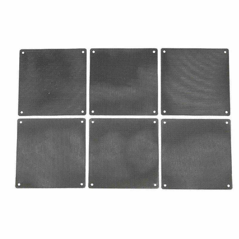 12Pcs Computer Mesh Pvc Pc Case Fan Koeler Dust Filter Case Stofdicht Cover Chassis Stofkap-6 Stuks 8Cm & 6 Stuks 14Cm