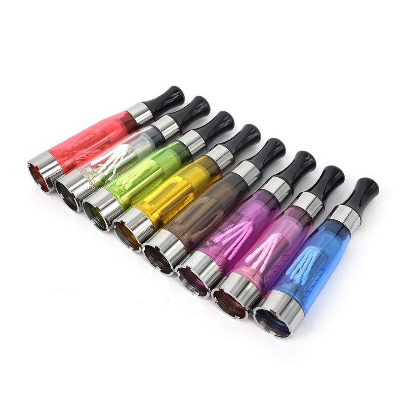 10Pcs/lLOT CE4 Atomizer Clearomizer Tank for Ego Ego-t Evod Vape Pen 510 thread Electronic e cigarette ecigs 1.6ml 8 Colors