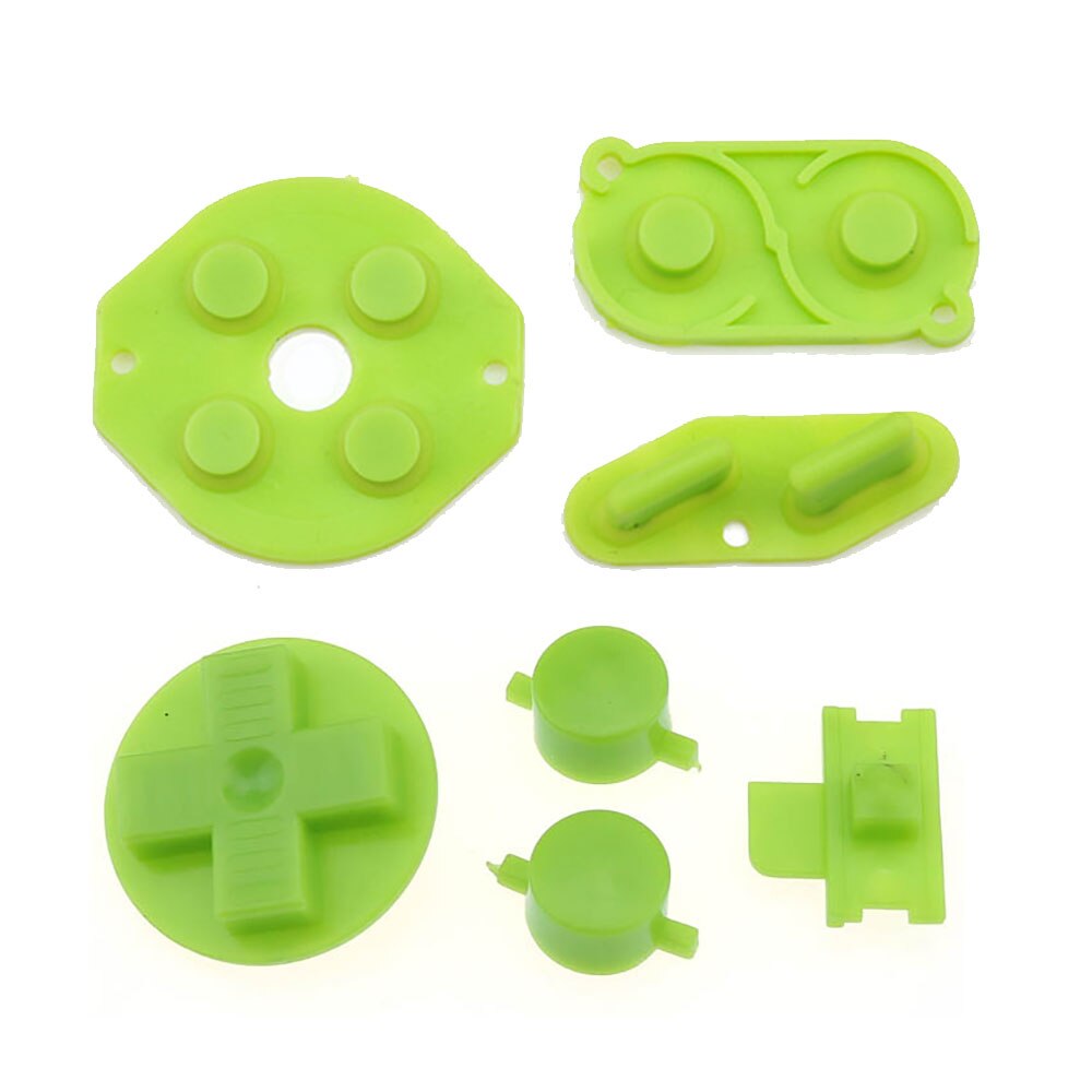 JCD 1 zestaw gumowe przewodzące przyciski d-pad dla GameBoy Classic dla GB DMG A B przyciski DiIY zestaw przycisków wymiana: CI