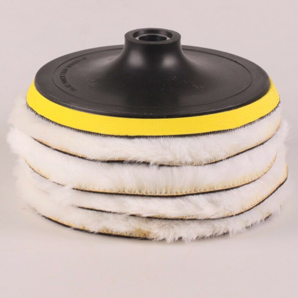 Marble Polishing Pads Car White Wool Waxing Polisher 8500 RPM Detailing