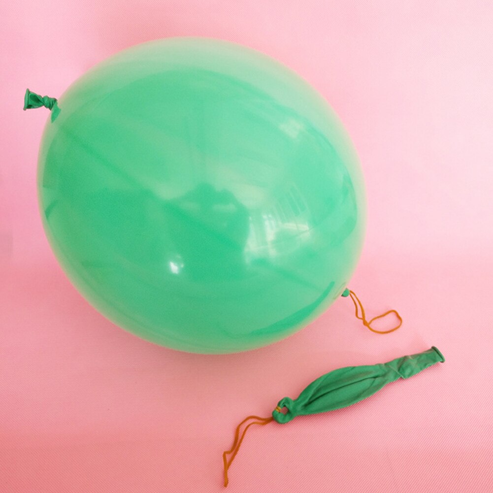 Jeux de fête force solide Latex 50 pièces/sac remplisseurs rebond usage polyvalent couleur aléatoire haute élasticité poinçon ballons