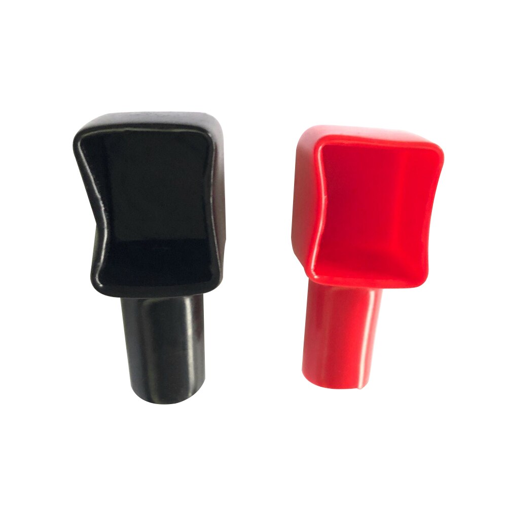 Kkmoon 1 Paar Batterij Terminal Covers Marine Batterij Terminal Boots Red & Black Positieve & Negatieve 192681 192682