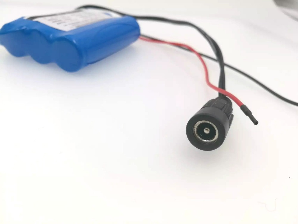 12 V 2600 Mah 18650 Li-Ion Oplaadbare Batterij Pack Voor Cctv Camera 2.6A Batterijen + 12.6V 1A Charger