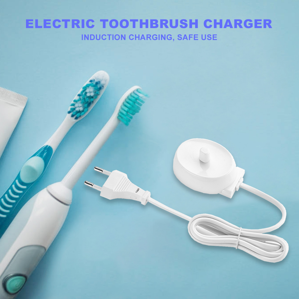 Base de soporte de carga para cepillo de dientes eléctrico Braun Oral B, adaptador de Base de carga inductiva, enchufe europeo de repuesto