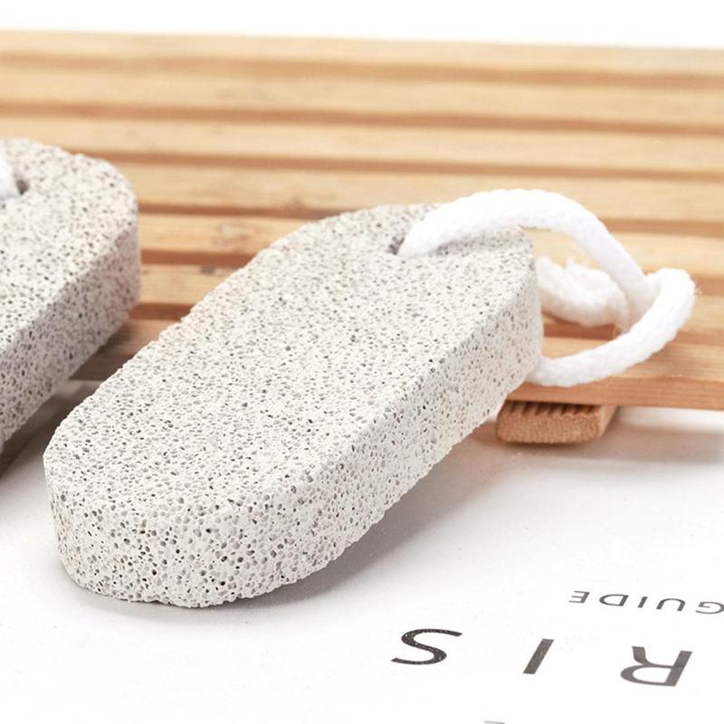 Beauty Heel Cuticle Scraper Cutter Foot Care Natural Pumice Stone Foot File Scruber Hard Skin Remover Pedicure Brush Bathroom