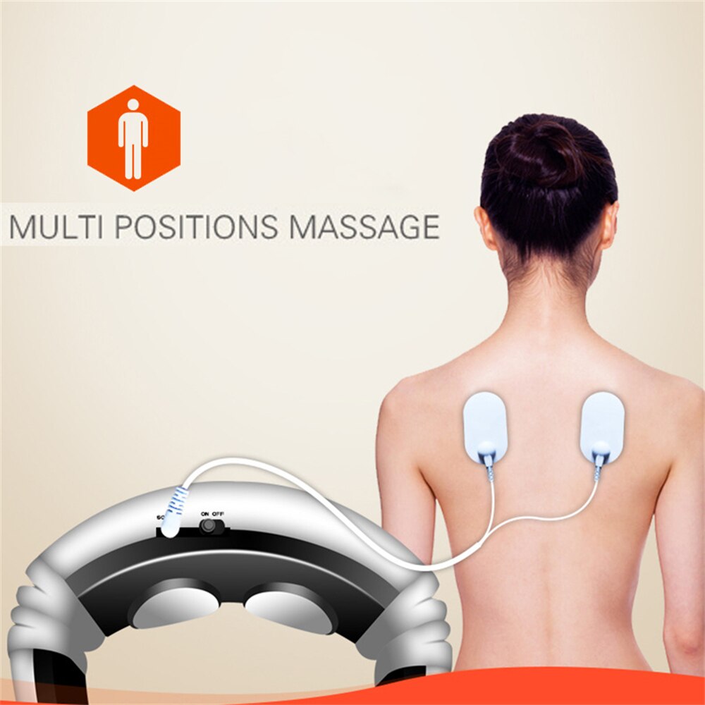 Masseur électrique pour le cou et le dos, masseur Intelligent pour le cou et les cervicales, 6 Modes de chauffage à infrarouge, soulagement de la douleur