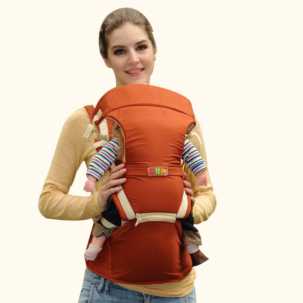 Porte-bébé ergonomique bébé Hipseat taille porte-bébé face avant ergonomique kangourou fronde pour bébé voyage 0-36M: for 4 season orange