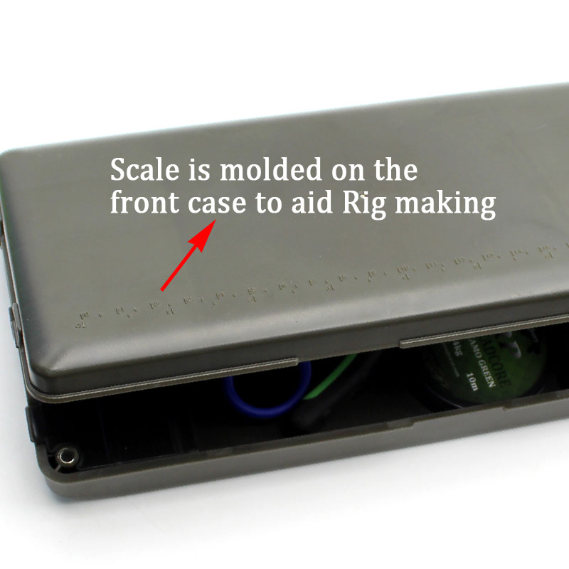 Carp Fishing Tackle Box for Carp Rig Hair Ronnie Zig Rig Accessories QC Spinner Swivel Lead Clip Kit Storage Case Rig Wallet