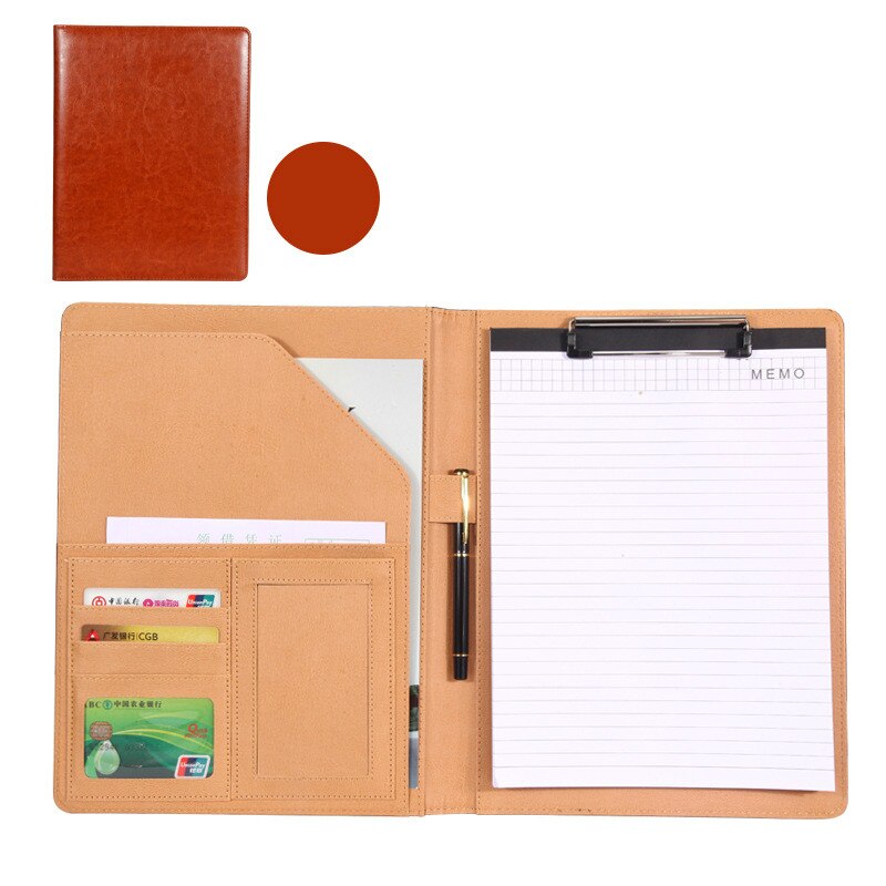 Portapapeles A4, portafolio multifunción para llenado de carpetas para documentos, organizador de material escolar, portafolio de material de oficina PU HJW311
