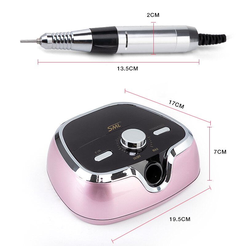 35000RPM Electric Nail Drill Machine M3 Electric Manicure Machine Set Accessory Pedicure Kit Ceramic Nail Drill Bit Nail Tools