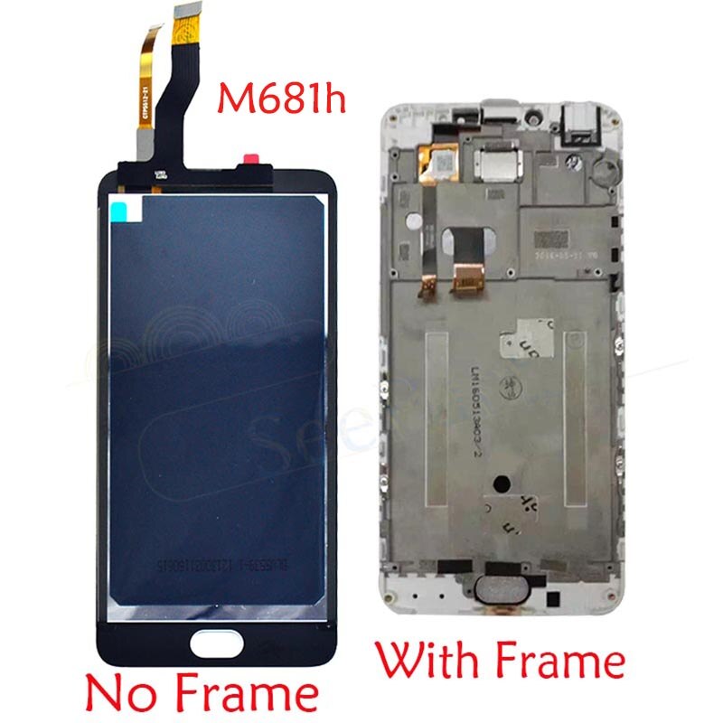For MEIZU L681H LCD Screen Meizu M3 Note LCD Display With Touch Screen Digitizer Assembly For 5.5" Meizu M681H LCD Replacement