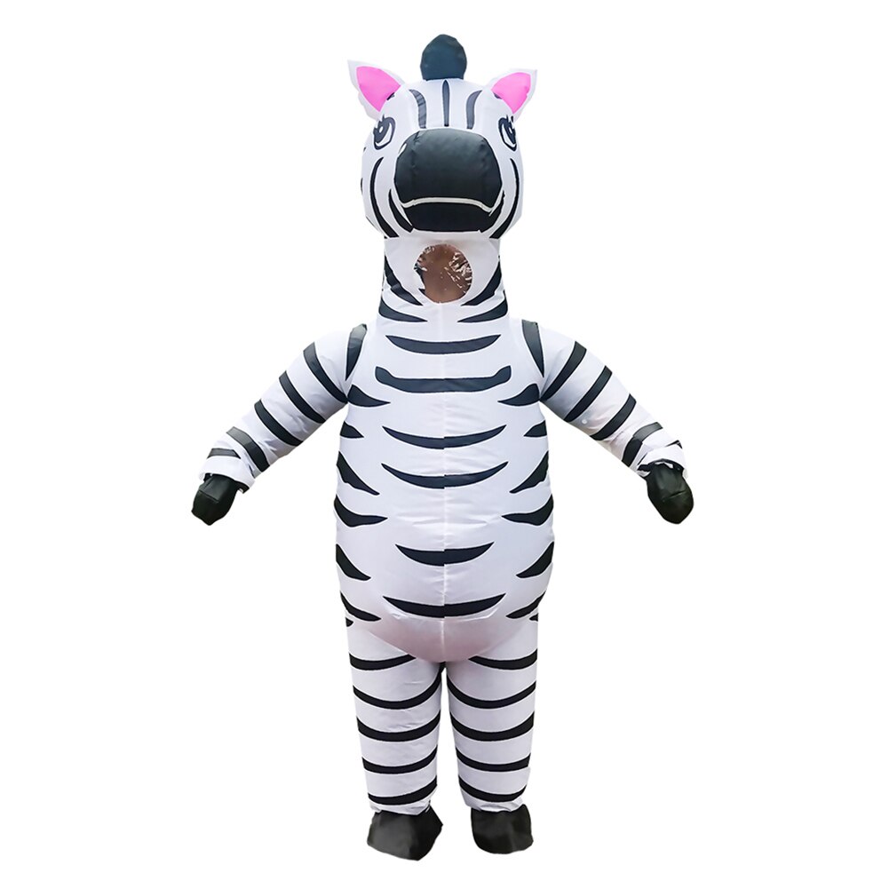 Opblaasbare Kostuums Dier Tijger Zebra Mascotte Pak Party Rollenspel Halloween Kerst Cosplay Kostuum Voor Man Vrouw: Default Title