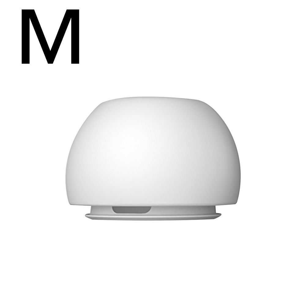 1pair Earmuffs Earplug Cover Replacement Eartips Silicone Soft Headphone Eartips XS/S/M/L White Ear Tips For Airpods Pro 1/2: Khaki