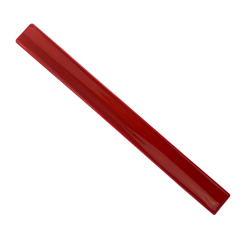 10 stk 41cm reflekterende armbånd armbånd cykelbind bukser benrem slap band tape til løb ridning sikkerhed synlighed: 10 stk store røde