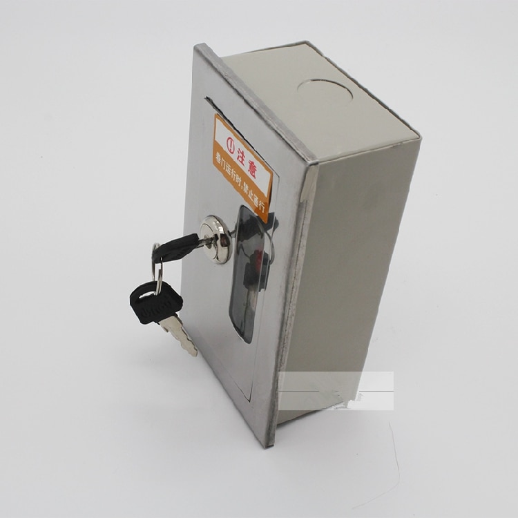 Portåbner elektrisk rulleluk garageport nøgle exit knap switch box