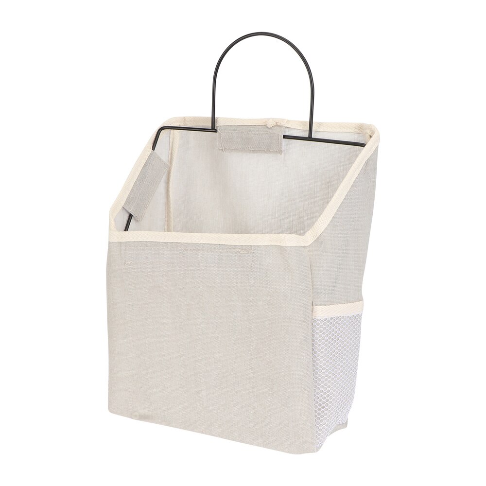 Przechowywanie drzwi duże wiszące torba z tkaniny praktyczne tkaniny magazyn worek robić przechowywania gospodarstwa domowego naścienna torba robić zawieszenia robić porządkowania (szary,: jak pokazano