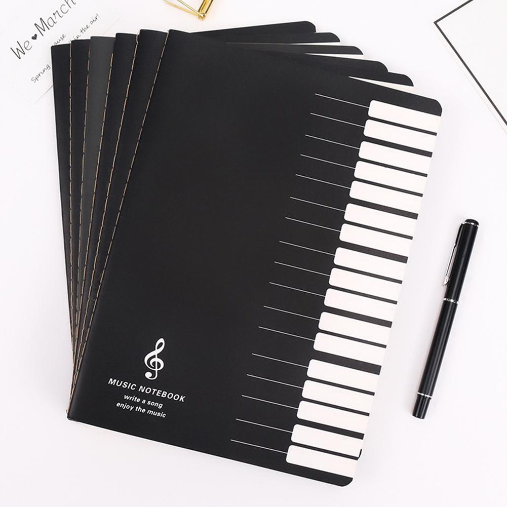 18 Sheets Music Practice Notebook Piano Violin Book Universal Five-line Notebook Music Books Random Pattern
