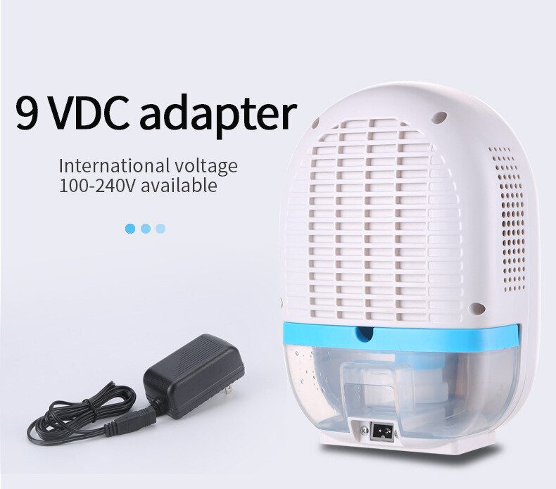 Mini déshumidificateur avec télécommande, avec affichage LED, pour chambre à coucher familiale, sous-sol, absorbeur d'humidité