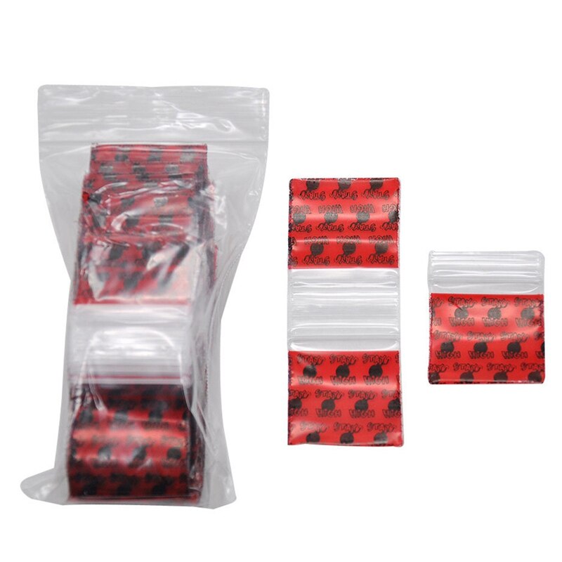 100 stuks plastic zakken bedrukken plastic zakken verpakking ziplock zak