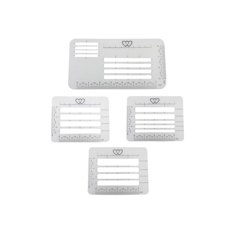 Envelope Addressing Craft Guide Stencil Templates Fits Wide Range of Envelopes, Thank You Card, Mother's Day ,Wedding 4Pcs/Lot