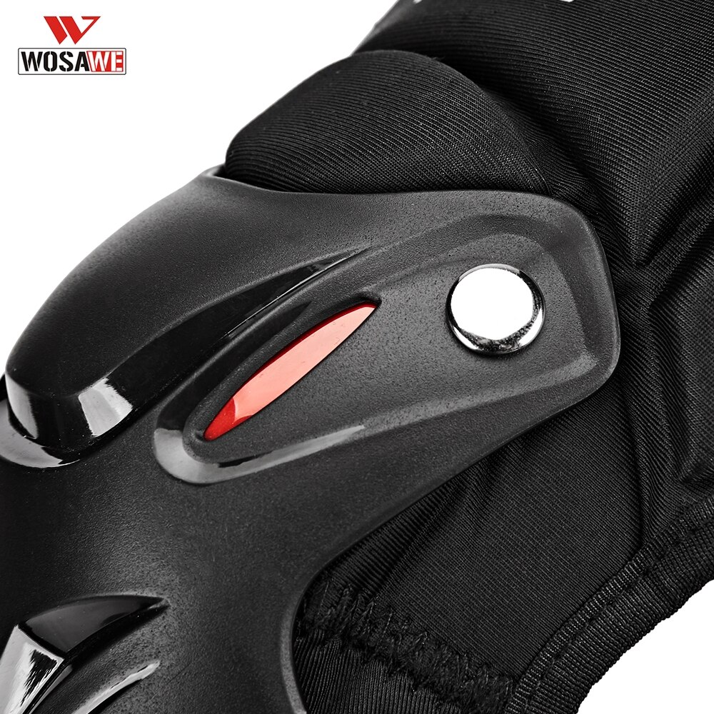 WOSAWE Motorcycle Knee Elbow Protector Suit Adjustable Straps Shockproof Comfortable Downhill Bicycle Racing Protective Gear