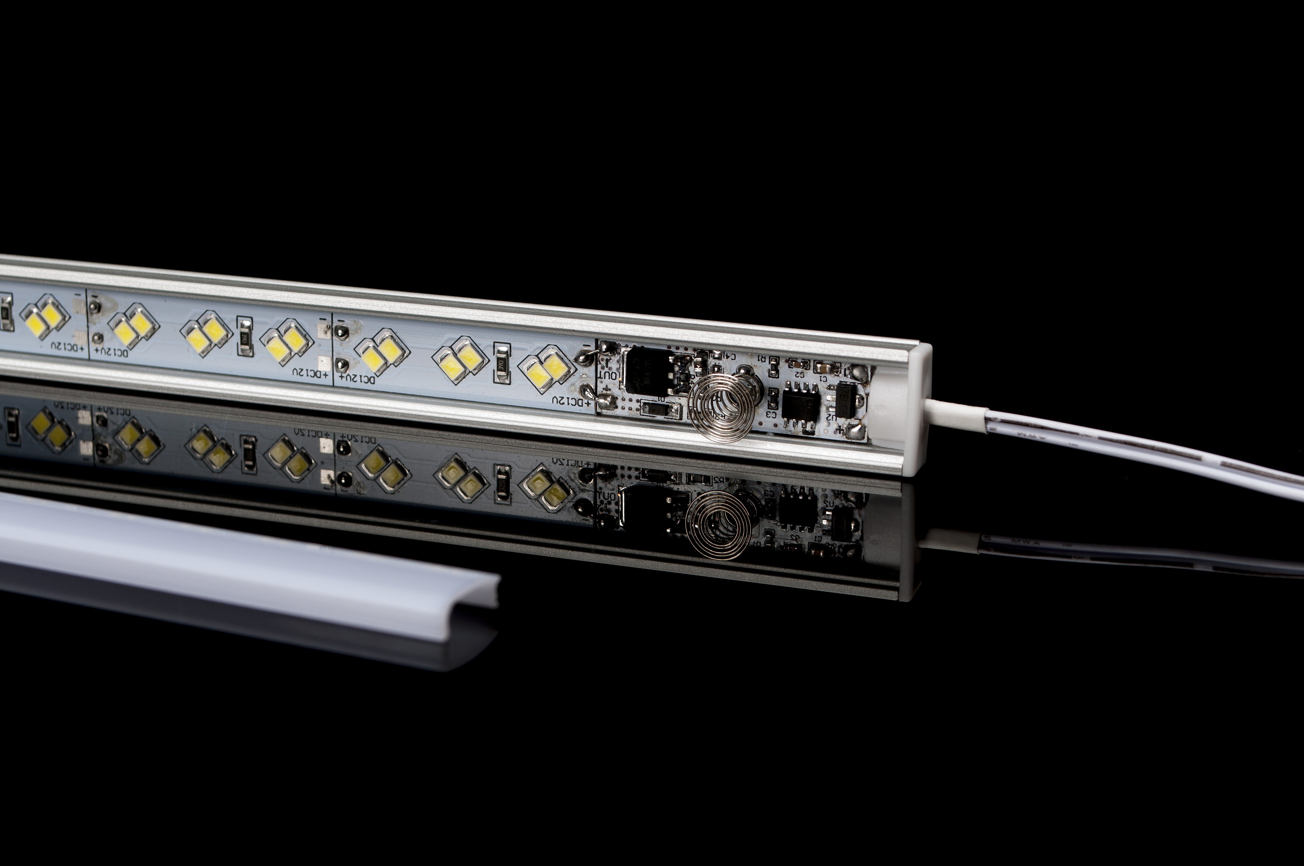 12v60w Wardrobe Touch Switch Cabinet Sensor Switch Adjustable Brightness LED Light Bar Touch Switch