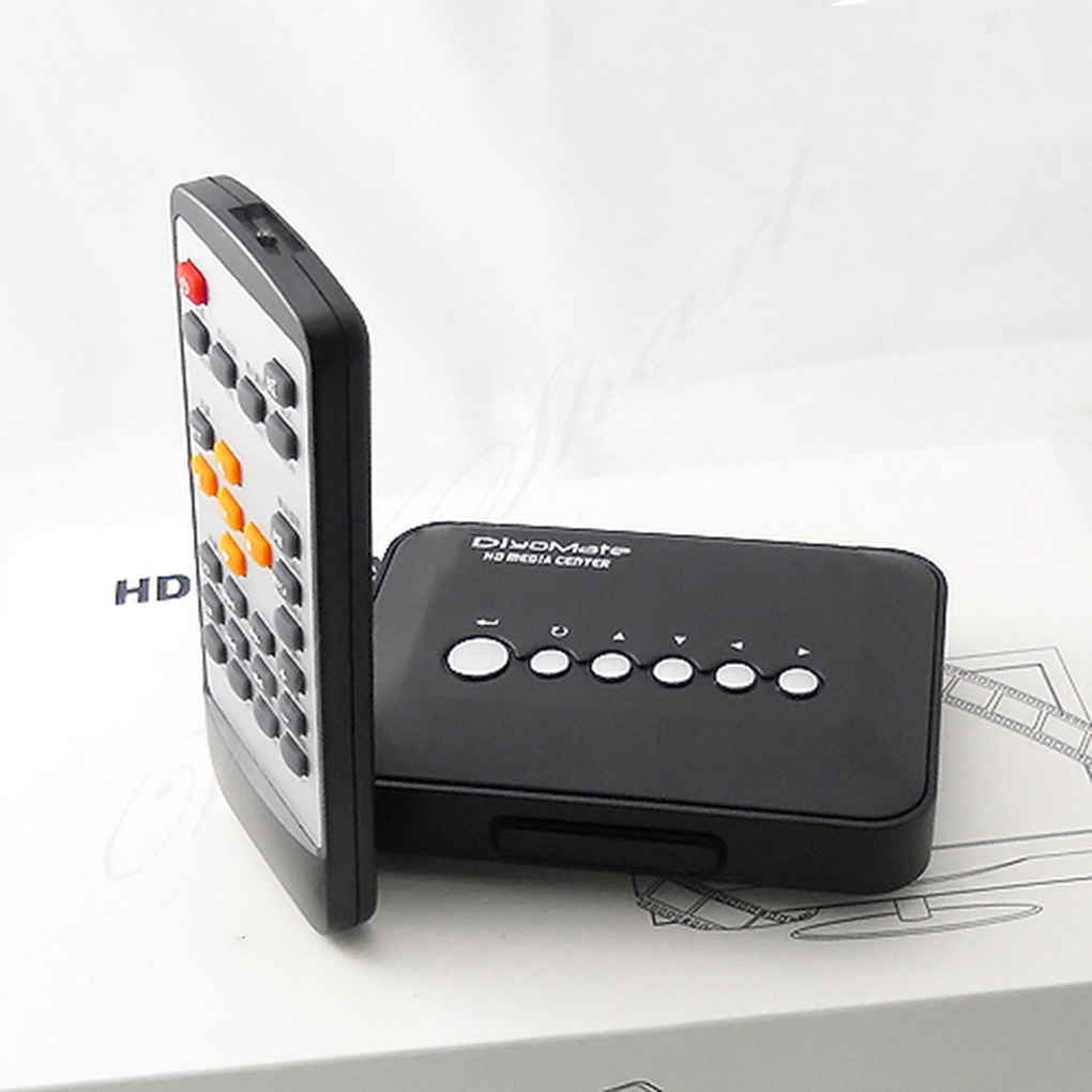Multimediaspeler mini  hd 720p hdd mediaspeler tv box av-uitgang mkv rm sd usb sdhc mmc hdd eu/us/uk/au-stekker