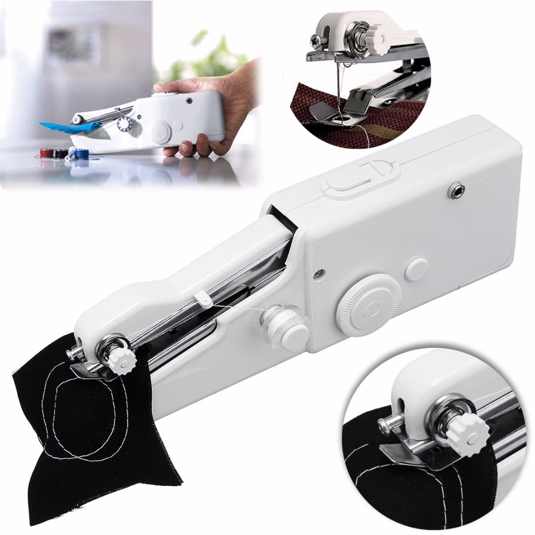Mini Portable Handheld sewing machines Stitch Sew needlework Cordless Clothes Fabrics Electric Sewing Machine Stitch Set