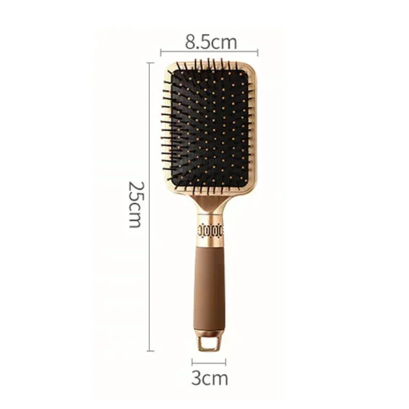 Brosse à cheveux professionnelle à palette lisse et lisse pour Salon de coiffure, grand Type de cheveux, peigne coiffant pour femmes et hommes: bleu foncé