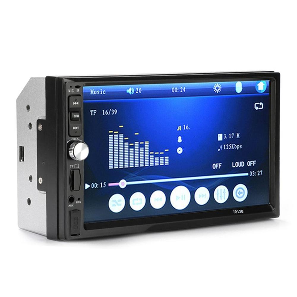 REPRODUCTOR DE MP5 para coche 7012B de 7 pulgadas, doble DIN, con pantalla táctil BT, reproductor de Radio Estéreo Multimedia, reproductor MP5, USB y FM