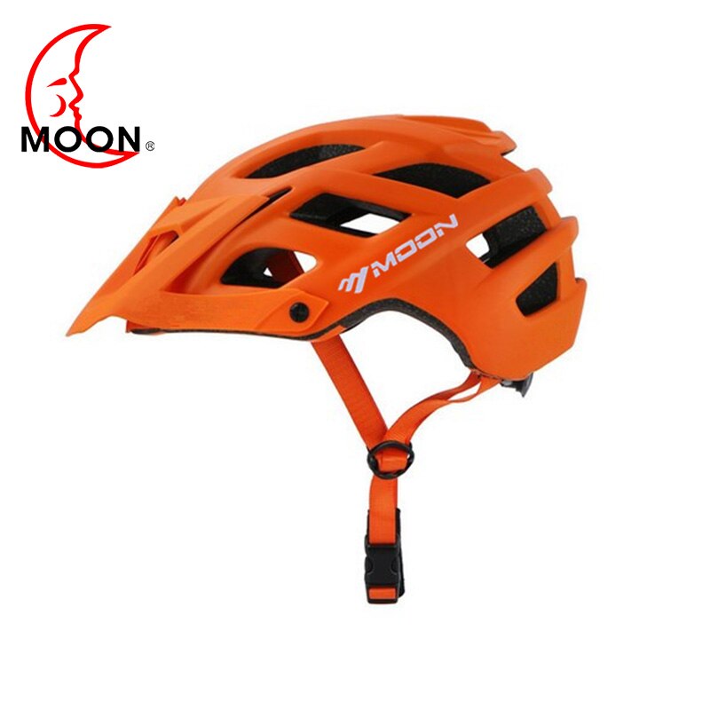 MOON-Casco de seguridad para bicicleta de montaña TRAIL XC para hombre, Ciclismo de Carretera M L: Orange / M