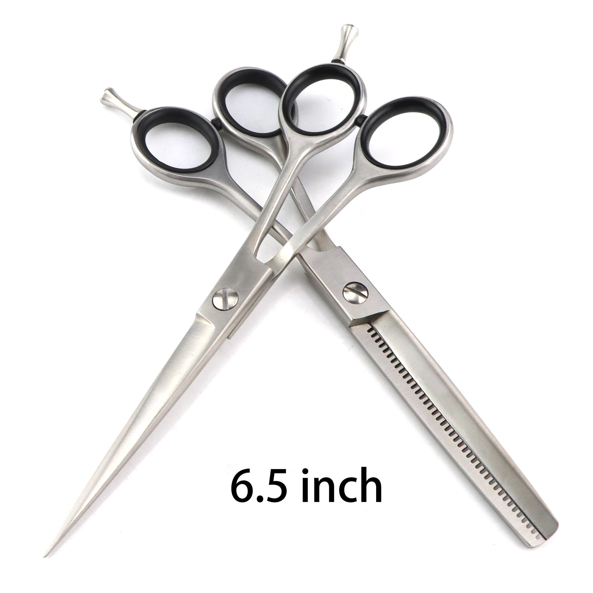 Hårsaks 5.5 " 6 " 6.5 " 7 " japansk rustfri frisørsaks hårklippesaks saks til frisør: Lilla