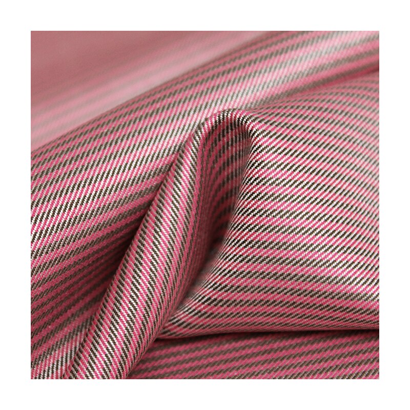 Rouge framboise japonais rose rayure soie peignée laine tissu femmes costumes pantalon couture bricolage tissu tailleur Textile